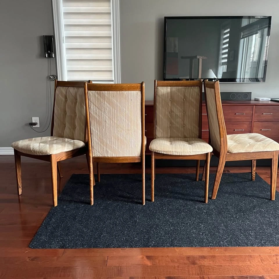 Set of 4 Mid-Century Modern Dining Chairs - Nordic Furniture - photo 3