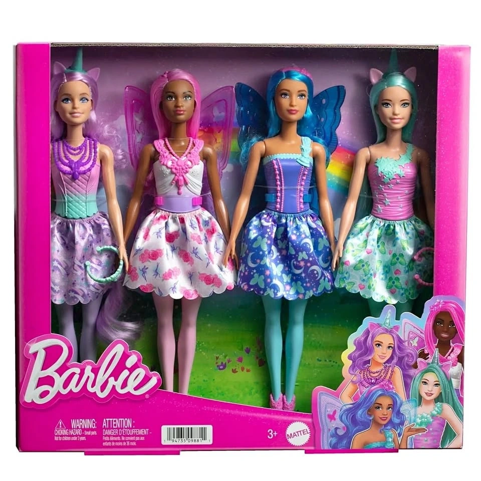 Barbie Fairytale Unicorn Multipack Dolls Set (Limited Edition)