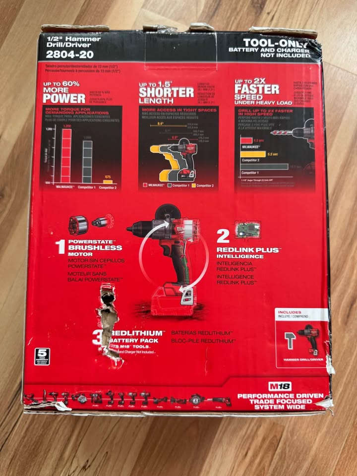 Milwaukee M18 Fuel 1/2” Hammer Drill/Driver - photo 2