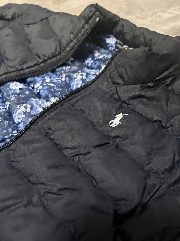 Kids Polo Ralph Lauren Navy Blue Puffer Jacket Size 3T - photo 4