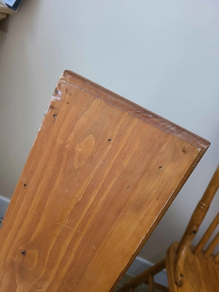 Vintage Pine Heart Cutout Wall Shelf - photo 5