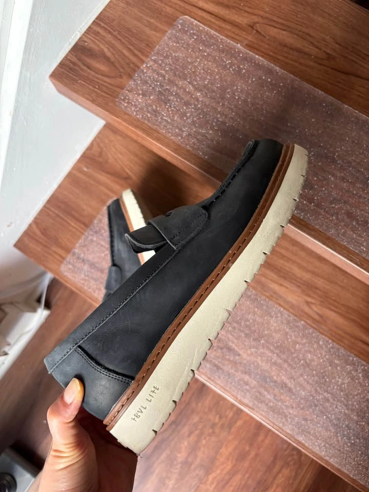 TOMS TRVL LITE Black Leather Loafers - photo 5