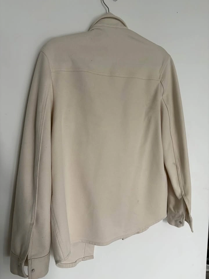 Zara Cream Canvas Overshirt - photo 2