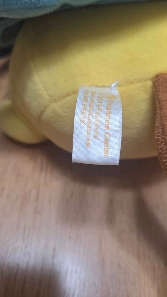 Authentic 2014 Pokémon Center Mega Charizard X Pikachu Plush - photo 4