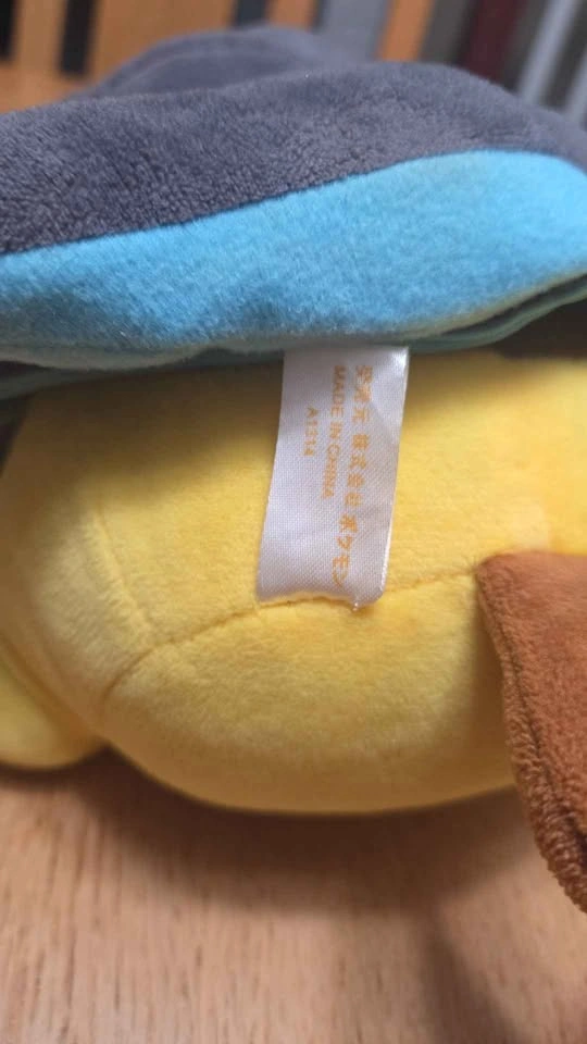 Authentic 2014 Pokémon Center Mega Charizard X Pikachu Plush - photo 5