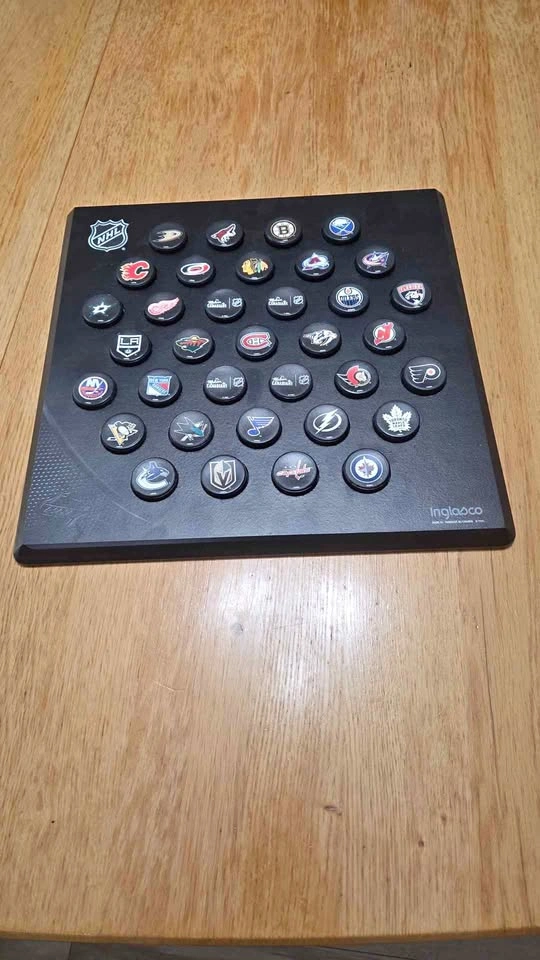 NHL Inglasco Mini Puck Collector Wall Plaque - 31 Teams!