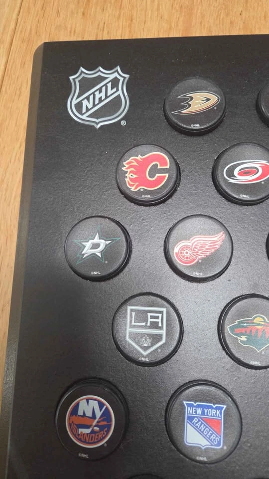 NHL Inglasco Mini Puck Collector Wall Plaque - 31 Teams! - photo 2