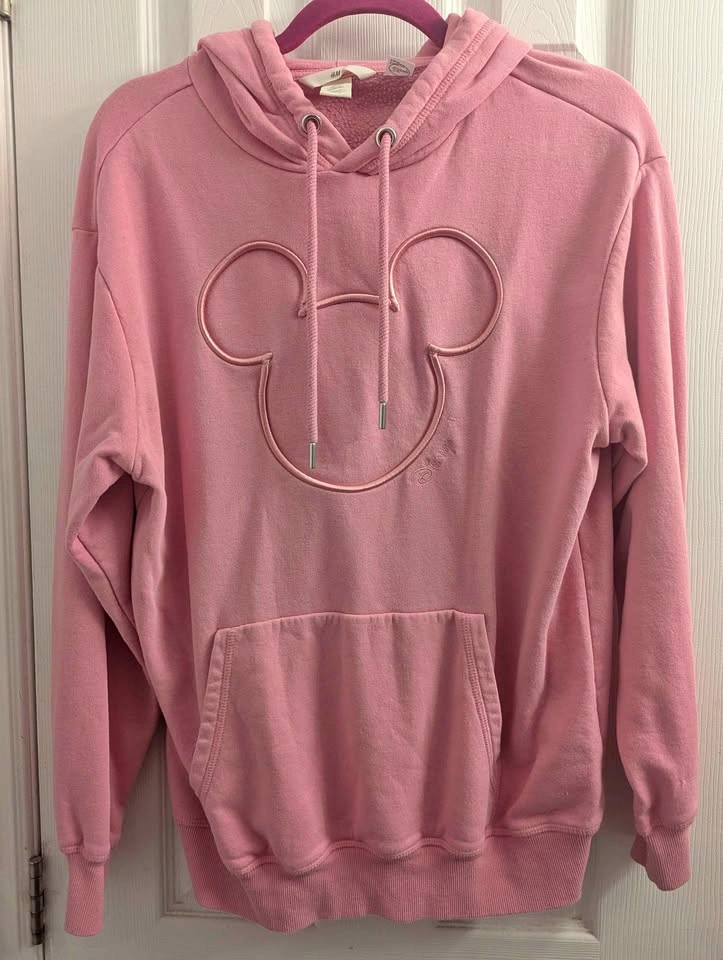 H&M Disney Mickey Mouse Hoodie – Pink, Size S