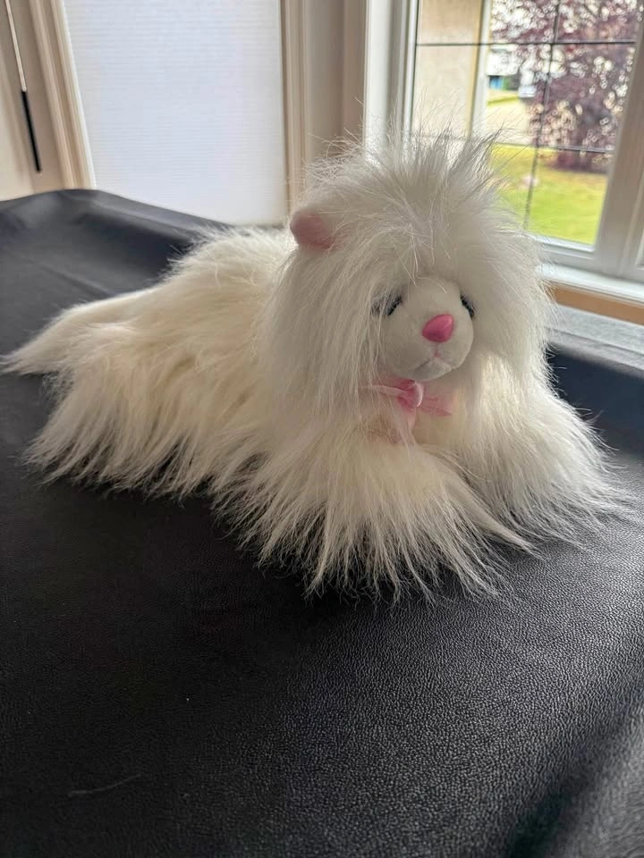 White Plush Cat Toy