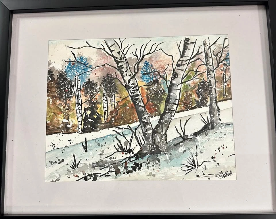 Watercolor Paintings - Four Seasons Set
