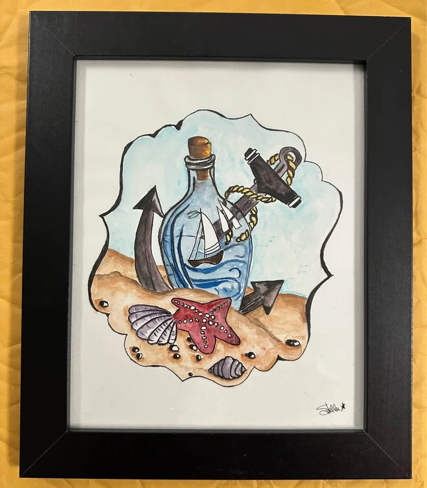Original Watercolor Paintings by Stella - photo 3