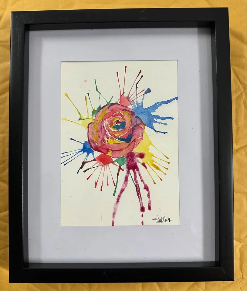 Original Stella Signed Floral Watercolor Paintings - 9”x11” - photo 3