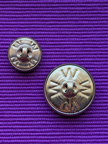 Vintage Waterbury Brass Horse Head Blazer Buttons 7pc Set - photo 3