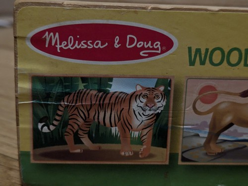 Melissa & Doug Wild Animals Wooden Jigsaw Puzzles in Box - photo 2