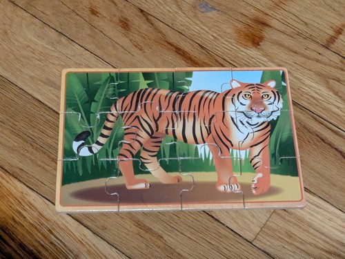 Melissa & Doug Wild Animals Wooden Jigsaw Puzzles in Box - photo 5