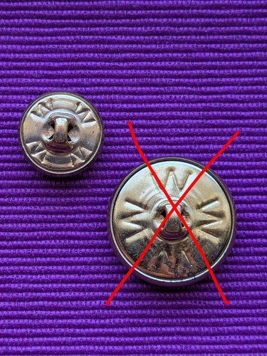 4 Vintage Waterbury Brass Horse Head Blazer Cuff Buttons 5/8" - photo 4