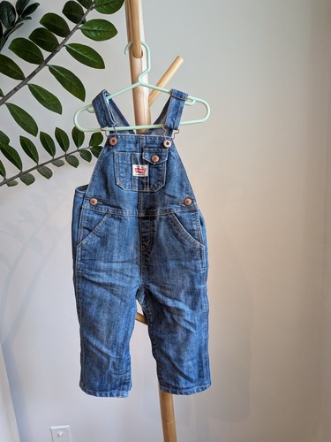 Levi's 24M Denim Overalls | Full Leg Snaps | Retro Fall Baby Out