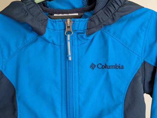 Columbia Toddler Boys Jacket 2T Blue Navy Hooded Windbreaker - photo 2