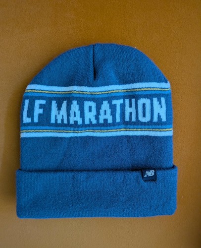 2024 NYRR Fred Lebow Half Marathon Blue Beanie Hat - photo 3