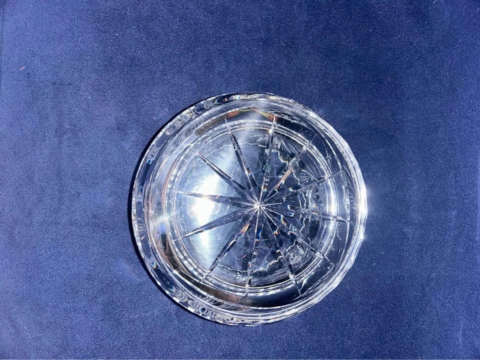 Bohemian Vintage Pinwheel Cut Crystal Bowl - photo 4