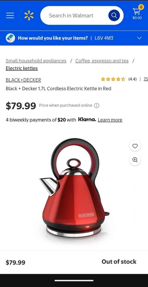 Black + Decker 1.7L Cordless Electric Kettle - photo 4