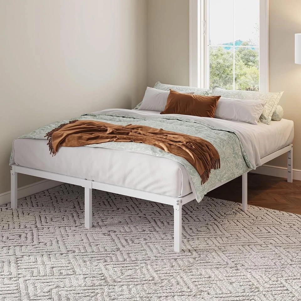 New Full/Twin Size Bed Frame, 12 Inch Metal Platform Bed - photo 2