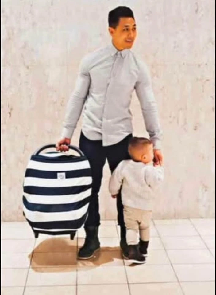 The Over Company Car Seat/Nursing Cover - Legacy Stripe - photo 2