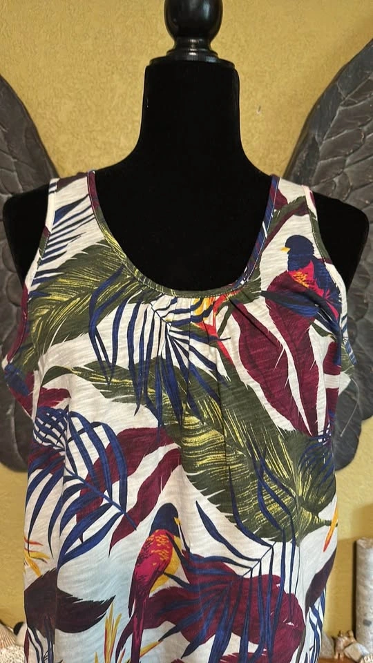 Reitmans Tropical Print Tank Top - photo 2