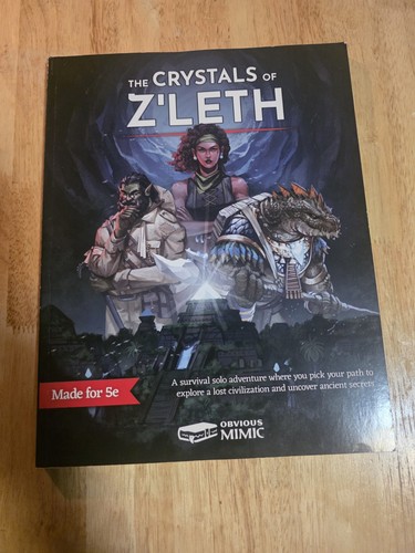 The Crystals of Z'leth 5e Solo Adventure Gamebook