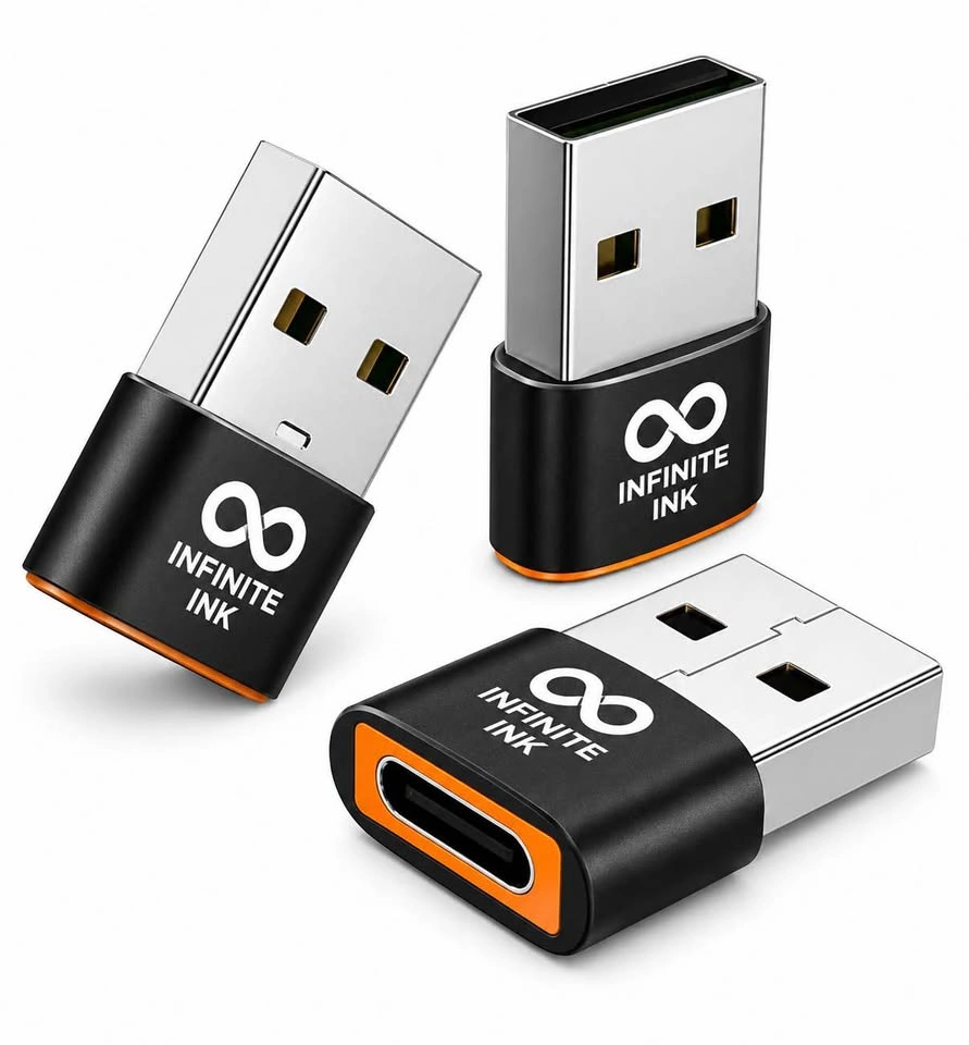 USB Type C to USB A Adapter, Converter. 5 for $3.