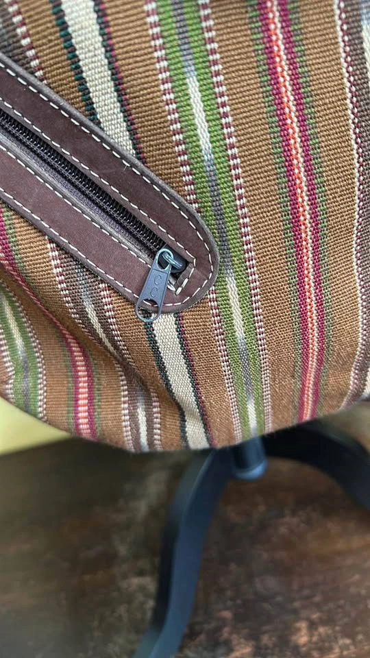 CC Striped Brown Shoulder Bag - photo 3