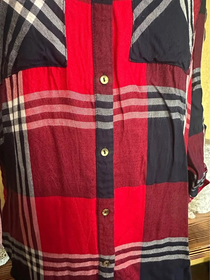 Dynamite Plaid Button-Up Shirt - photo 2