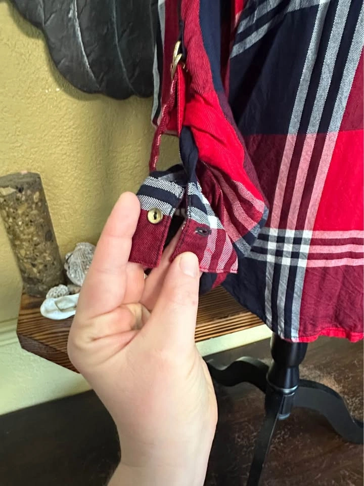 Dynamite Plaid Button-Up Shirt - photo 4