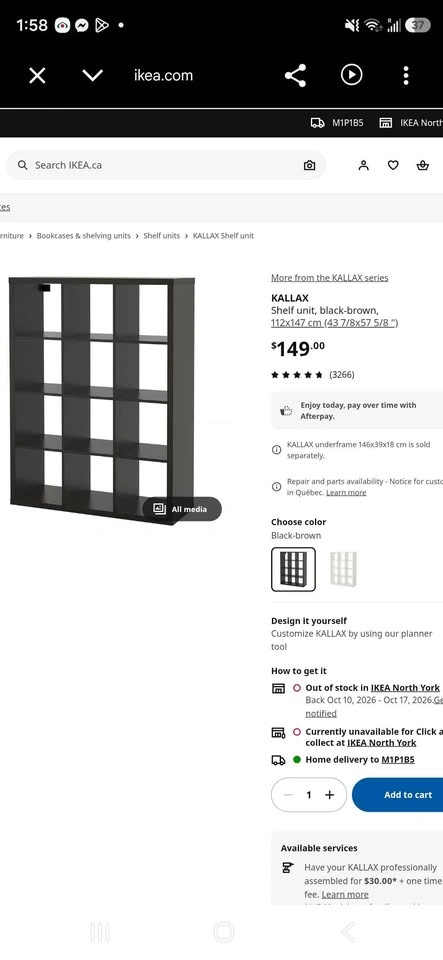 Kallax IKEA 12-Cube Organizer - photo 2