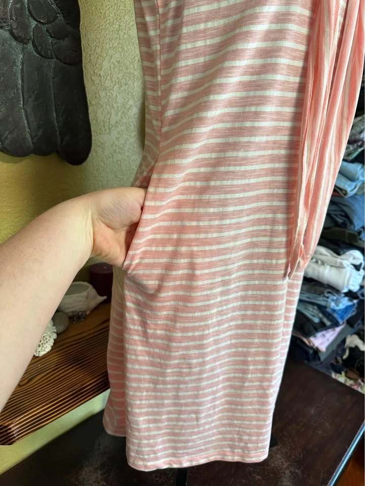 Simply Noelle Pink Striped Sleeveless Dress - photo 3
