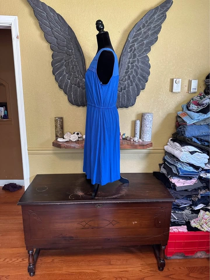 Ricki’s Blue Sleeveless Dress - photo 5