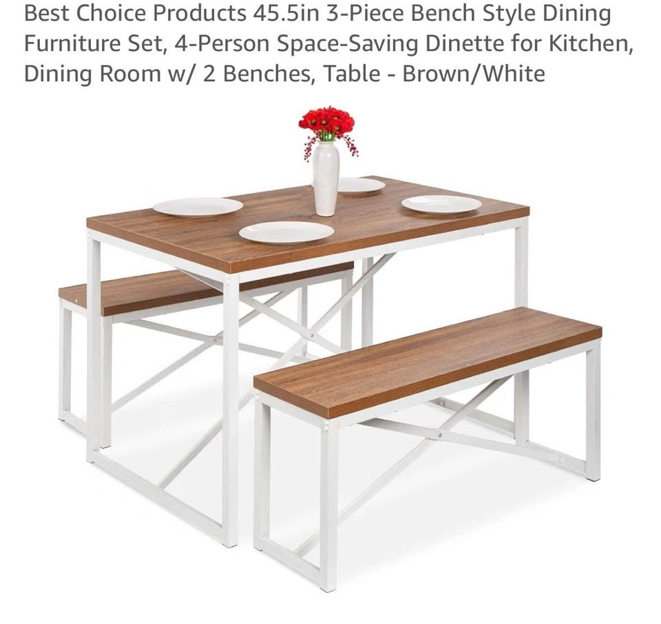 Dining Table + 2 Benches - photo 2