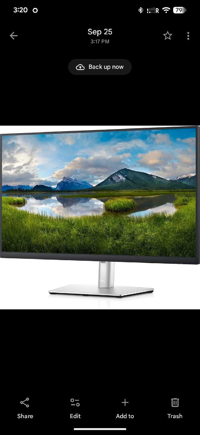 Dell 27" monitor P2721Q 4K USB C - photo 2