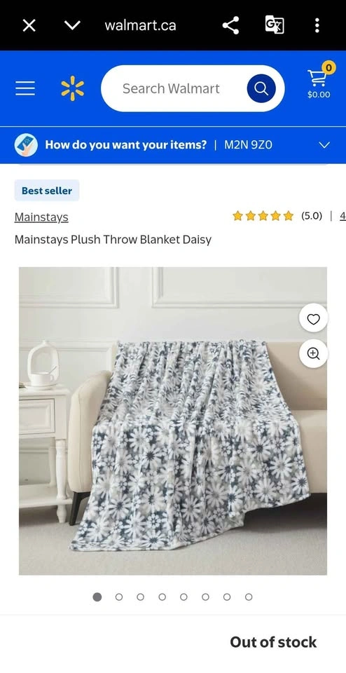 Mainstays Plush Throw - photo 4
