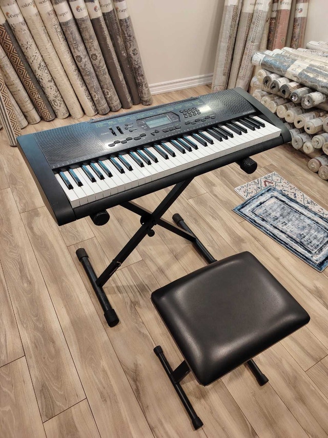 Casio CTK-2000 Keyboard with Stand and Bench
