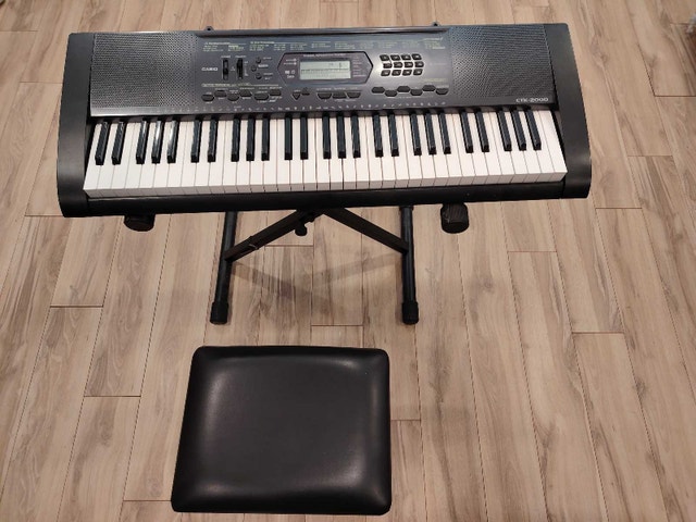 Casio CTK-2000 Keyboard with Stand and Bench - photo 2