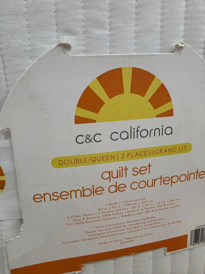 C&C California Double/Queen Quilt Set - photo 3