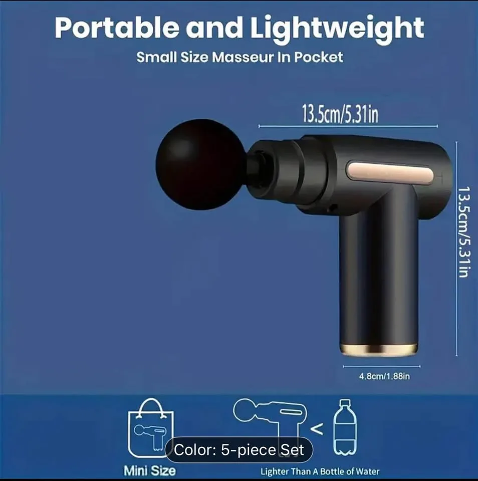 Brand New Portable Electric Massage Gun image indicator(4)