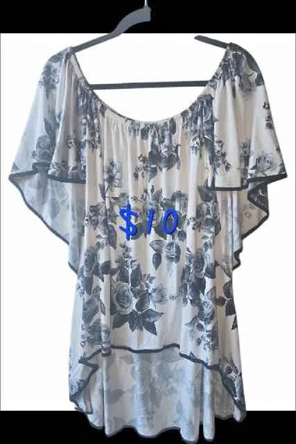 Ladies tops/ shirts/ dresses sz L xl 2x