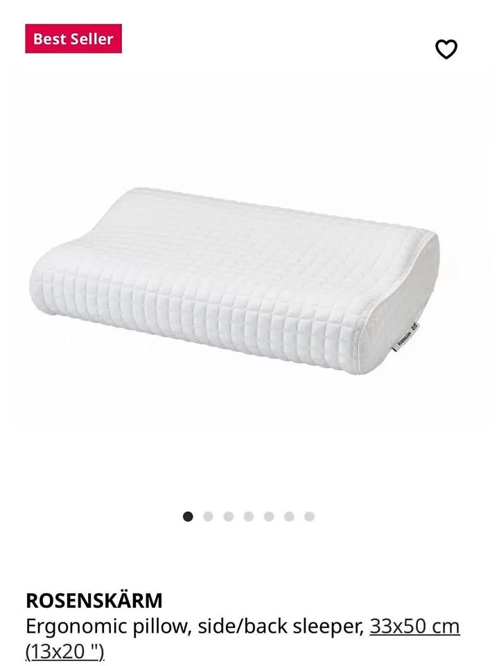 🧡 Ikea Rosenskarm Ergonomic Pillow thumbnail