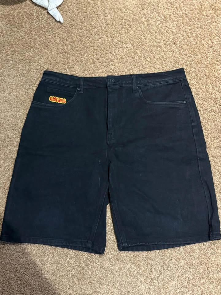 Empyre Black Denim Shorts - photo 2