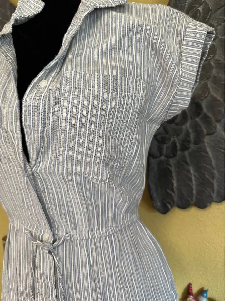 Japna Striped Button-Down Dress - photo 5