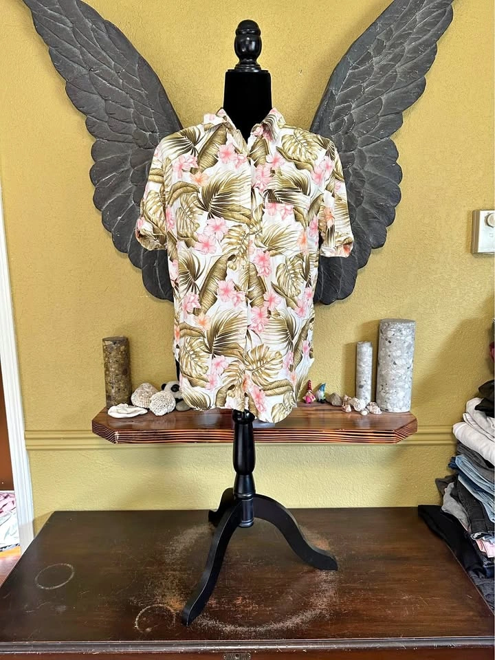 Ardene Tropical Floral Button Down shirt