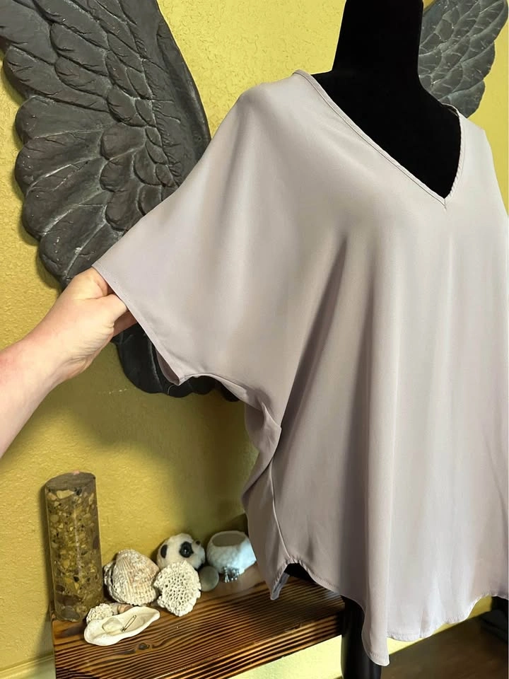 Lush V-Neck Blouse - photo 2