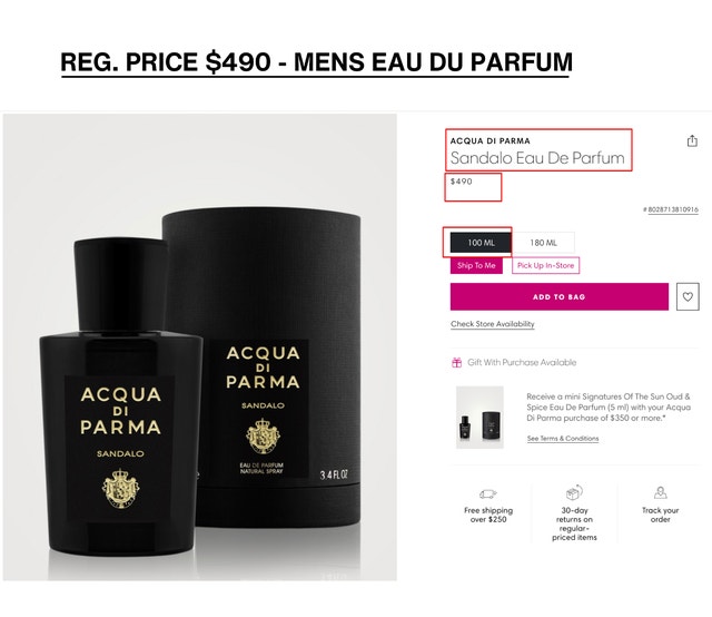 Acqua di Parma Sandalo 100 ml For Sale! - photo 5